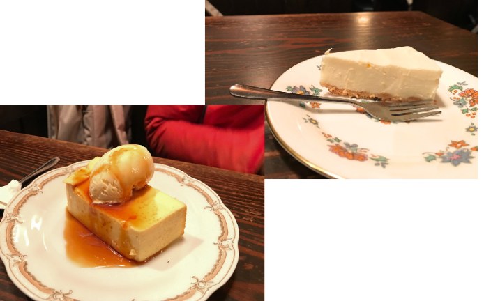 西原珈琲店のケーキ