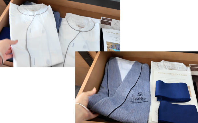 ザプリンスさくらタワー東京オートグラフコレクションのエグゼクティブタワービューキングの部屋着