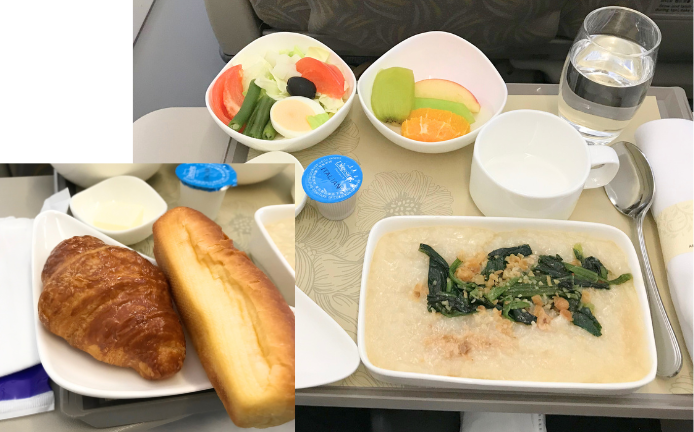 アシアナ航空A321-200ビジネスクラス機内食
