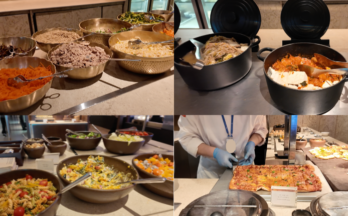 仁川国際空港の大韓航空ラウンジ