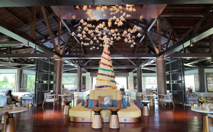 ラグーナリゾート＆スパヌサドゥアバリのレセプション