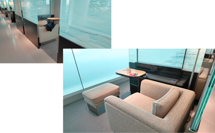 仁川国際空港の大韓航空ラウンジ