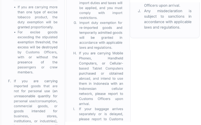 バリ島税関健康申告【All Indonesia】