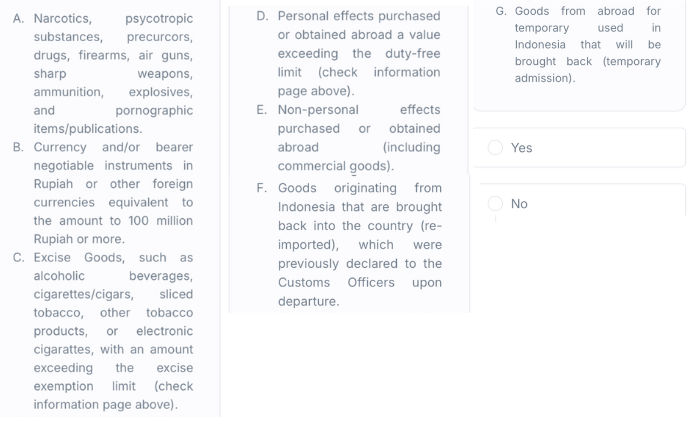 バリ島税関健康申告【All Indonesia】