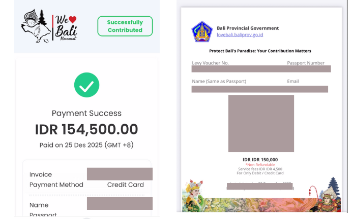 バリ島観光税Love Bali