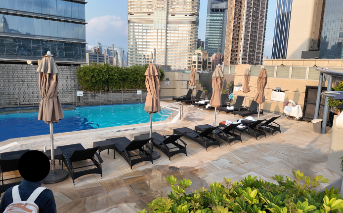 シェラトン香港ホテル＆タワーズ屋上プール