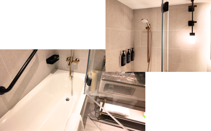 シェラトン香港ホテル＆タワーズシティビューキングベッドルームバスルーム