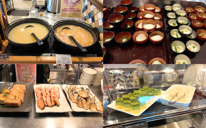 ドーミーイン新潟多宝の湯朝食