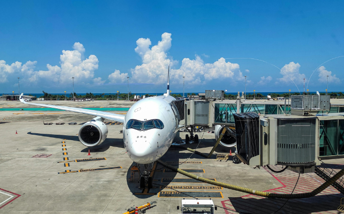 飛行機の写真