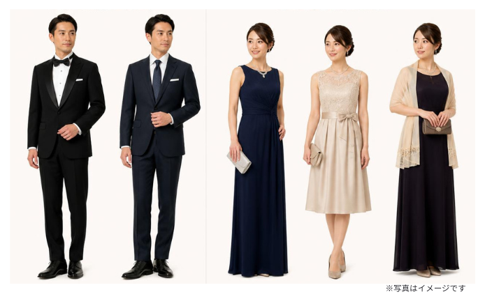 ドレスコードの一例イメージ写真