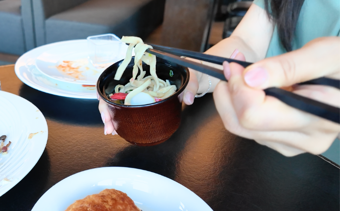 ホテルコレクティブの朝食ビュッフェ